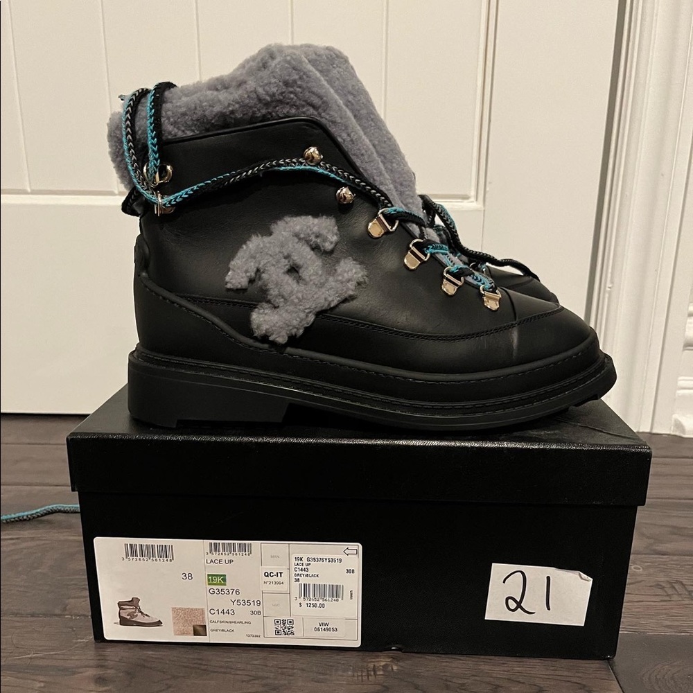 Sold out very hard to get Chanel snow boots